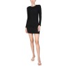 DRESS WITH DRAPE