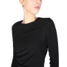 DRESS WITH DRAPE
