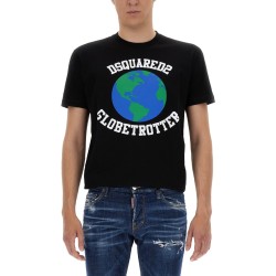 "GLOBETROTTER" T-SHIRT WITH PRINT