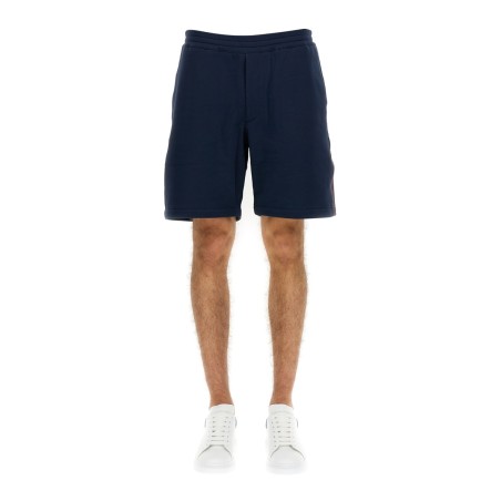 BERMUDA SHORTS WITH SELVEDGE LOGO BAND