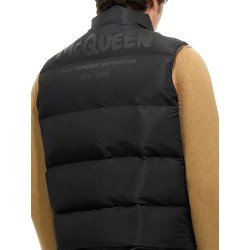 GRAFFITI LOGO PRINT DOWN VEST