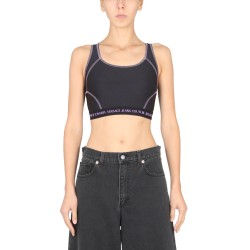CROP TOP WITH LOGO BAND