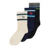 SET OF THREE SOCKS WITH LOGO