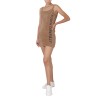 FUZZY DRESS WITH LOGO