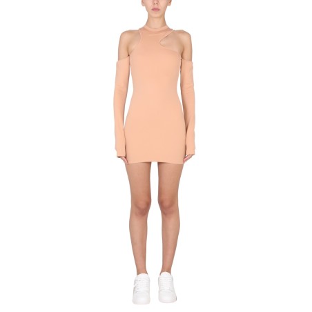 ASYMMETRIC MINI DRESS