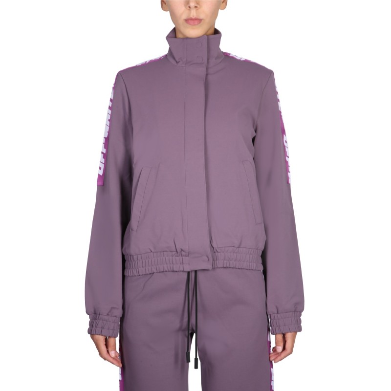 SWEATSHIRT WITH LOGO BANDS