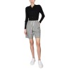STRETCH FLANNEL BERMUDA SHORTS
