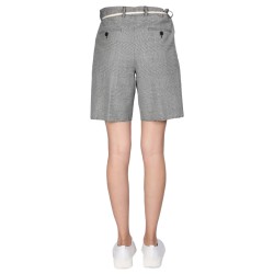 STRETCH FLANNEL BERMUDA SHORTS