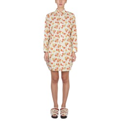 SHIRT DRESS WITH FLORAL PATTERN