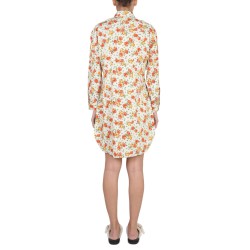 SHIRT DRESS WITH FLORAL PATTERN