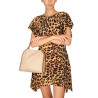 SPOTTED PRINT MINI DRESS