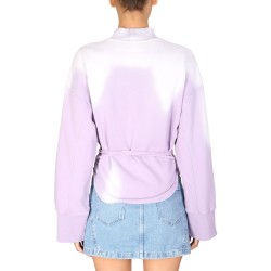 LACE-UP SWEATSHIRT