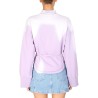 LACE-UP SWEATSHIRT