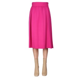 FLARED MIDI SKIRT