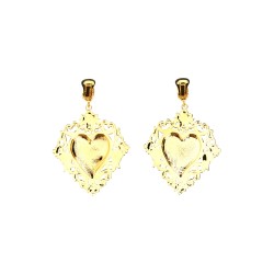 "GOLD HEART" EARRINGS