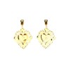 "GOLD HEART" EARRINGS