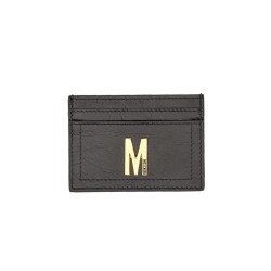 CARD HOLDER WITH GOLD PLAQUE