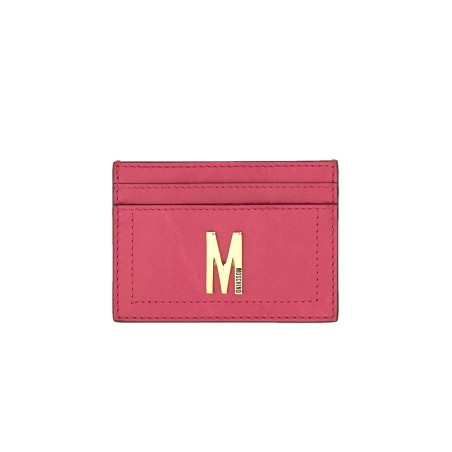 CARD HOLDER WITH GOLD PLAQUE