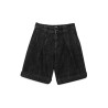 ALLOVER LOGO DENIM BERMUDA SHORTS