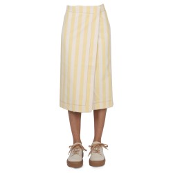 STRIPED PATTERN SKIRT
