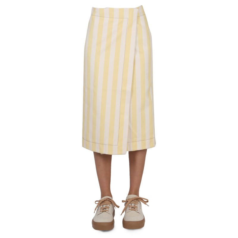 STRIPED PATTERN SKIRT