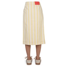STRIPED PATTERN SKIRT