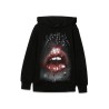 HOODIE ROCK MOUTH PRINT