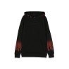 HOODIE NEGATIVE RED FLAMES