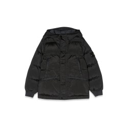 DOWN JACKET BLOUSON SIDE LOGO PATCH