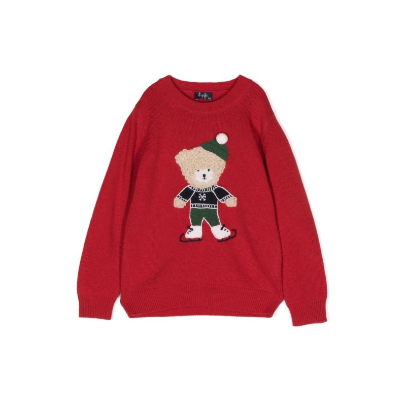 TEDDY BEAR CREW NECK PULLOVER