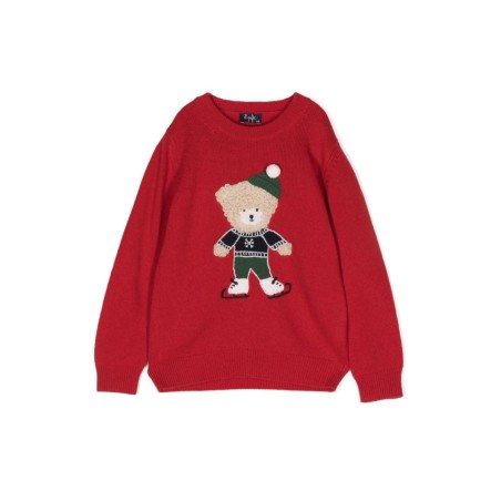 TEDDY BEAR CREW NECK PULLOVER