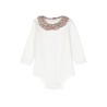 BODYSUIT M/L FLOWER COLLAR