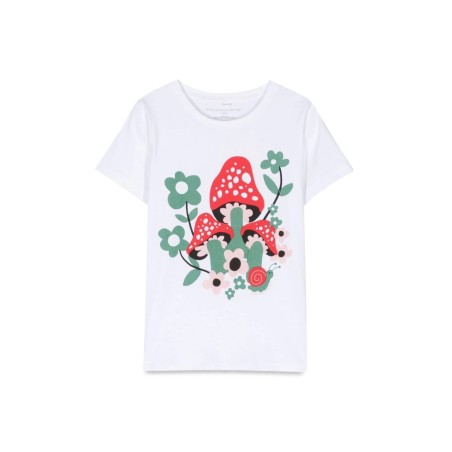 MUSHROOM AND FLOWER M/C T-SHIRT