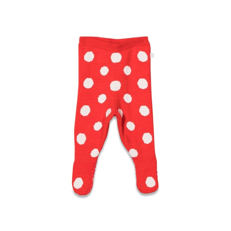 POLKA DOT KNIT PANTS