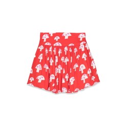 MUSHROOM PLEATED SKIRT