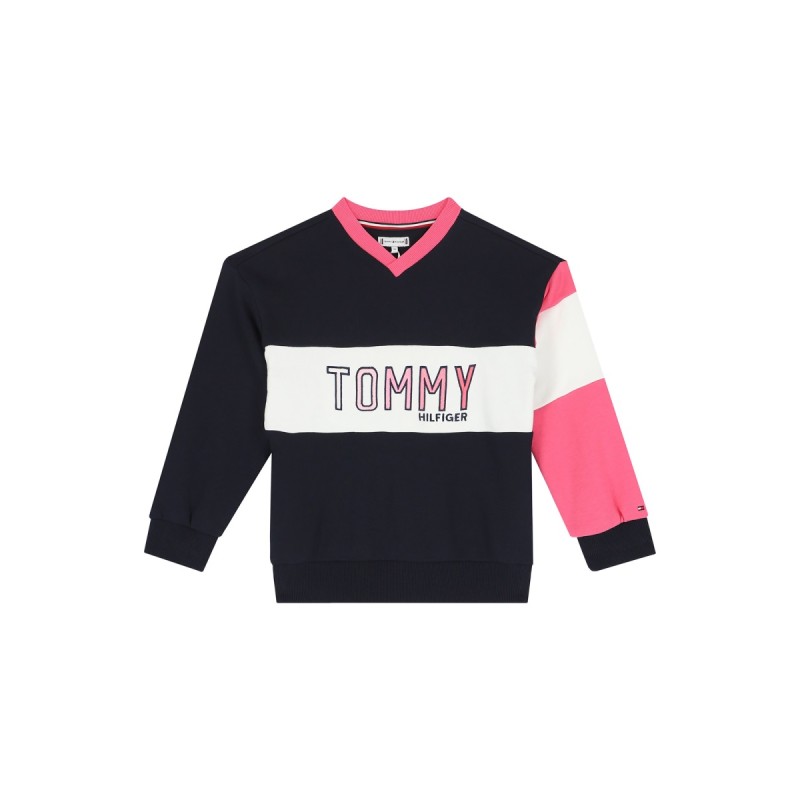 COLORBLOCK CREWNECK SWEATSHIRT