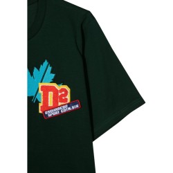 T-SHIRT WITH FRONT APPLIED PATCH