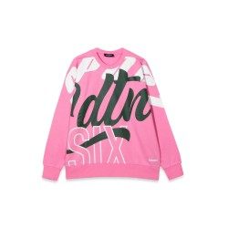 CREWNECK SWEATSHIRT ALLOVER WRITING