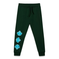 PLUSH PANTS LEAF LOGO ON FRONT LEG