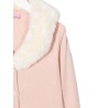 CARDIGANL FAUX FUR COLLAR