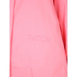 SHIRT DRESS WITH LOGO EMBROIDERY