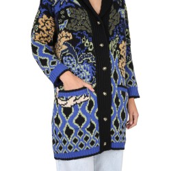 JACQUARD KNIT COAT