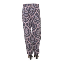 PAISLEY DENIM PANTS