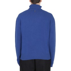 INLAID JACQUARD TURTLENECK SWEATER