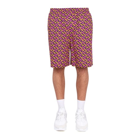 SHORTS WITH LA GRECA PRINT