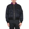 BOMBER JACKET WITH APPLIED LOGO