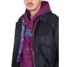 BOMBER JACKET WITH APPLIED LOGO