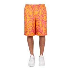 BAROQUE PRINT SILHOUETTE SHORTS