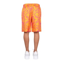 BAROQUE PRINT SILHOUETTE SHORTS