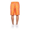 BAROQUE PRINT SILHOUETTE SHORTS